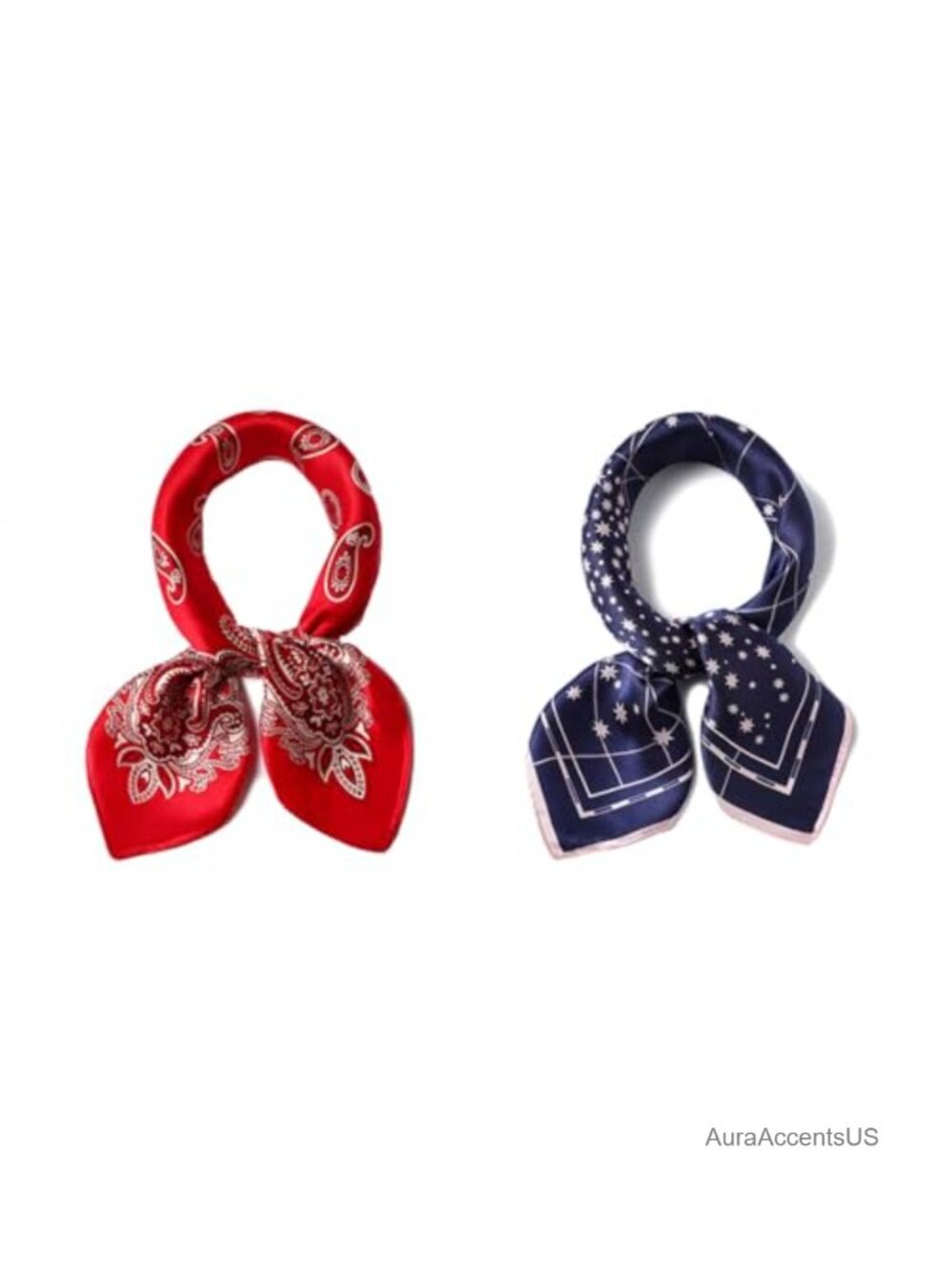 100% Real Mulberry Silk Scarf Lightweight Square Neckerchief for Women Men